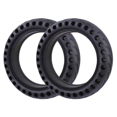 Solid Tires for Electric Scooter, 8.5" Honeycomb Style, Front/Rear Tire Wheel Replacement for Xiaomi M365/M365 PRO Electric Scooter