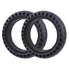 Solid Tires for Electric Scooter, 8.5" Honeycomb Style, Front/Rear Tire Wheel Replacement for Xiaomi M365/M365 PRO Electric Scooter view 1