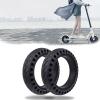 Solid Tires for Electric Scooter, 8.5" Honeycomb Style, Front/Rear Tire Wheel Replacement for Xiaomi M365/M365 PRO Electric Scooter view 2