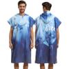 LOMTRATS Quick Dry Surf Poncho Changing Towel Robe Hoodie for Men Women,Swimming Beach Surfing Diving Home Hot Springs BathingAdult-M view 1