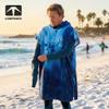 LOMTRATS Quick Dry Surf Poncho Changing Towel Robe Hoodie for Men Women,Swimming Beach Surfing Diving Home Hot Springs BathingAdult-M view 2