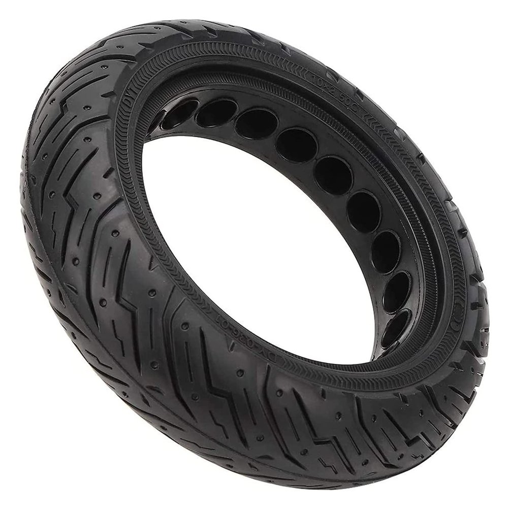Explosion Proof Scooter Tires,Shock- proof Premium Rubber Scooter Tyre Solid Replacement Tyre for Scooter Electric Scooter Parts- Tire Replacement Scooter tires (Color : Black)