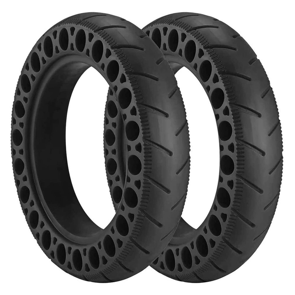 Wheels Electric Scooter Tire, 2Pack Anti Puncture Electric Scooter Wheels, High Performance Wheel Front Rear Tire Spare Honeycomb Tire for M365