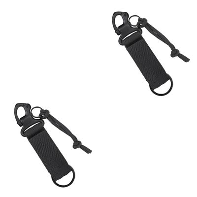 BESPORTBLE 2pcs Multi-Purpose Key Buckle for Outdoor Activities Climbing Keychain Lanyard Sturdy Carabiner Belt Clip