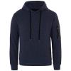 ZYXTIM Men's Pullover Hoodies Plaid Jacquard Long Sleeve Drawstring Hipster Casual Hooded Sweatshirts with Kanga Pockets Navy view 2