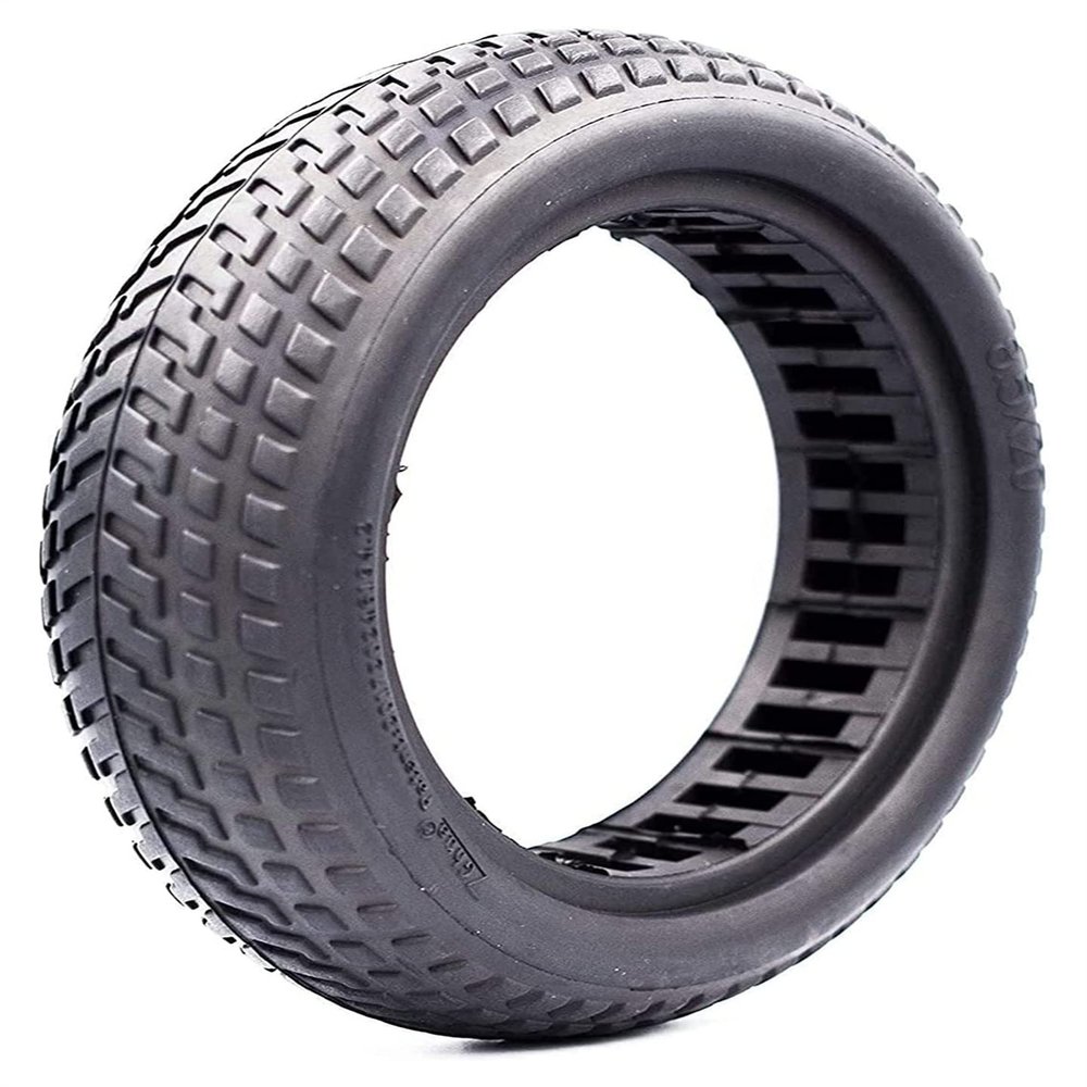 Solid Tire Electric Scooter, Solid Tire Honeycomb Wheel Replacement for Electric Scooter Explosion- Proof and Comfortable Scooter Wheel's Scooter tires (Color : Black)