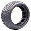 Solid Tire Electric Scooter, Solid Tire Honeycomb Wheel Replacement for Electric Scooter Explosion- Proof and Comfortable Scooter Wheel's Scooter tires (Color : Black) view 1
