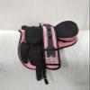 SABA International Designer Treeless Freemax Synthetic English Horse Tack Saddle + Girth (16 Inch) view 2