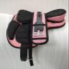 SABA International Designer Treeless Freemax Synthetic English Horse Tack Saddle + Girth (16 Inch) view 4