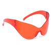 bullabulling Oversized Shield Futuristic Sunglasses for Women Men Alien Fashion Y2K Wrap Around Visor Sun Glasses Shades (red) view 2