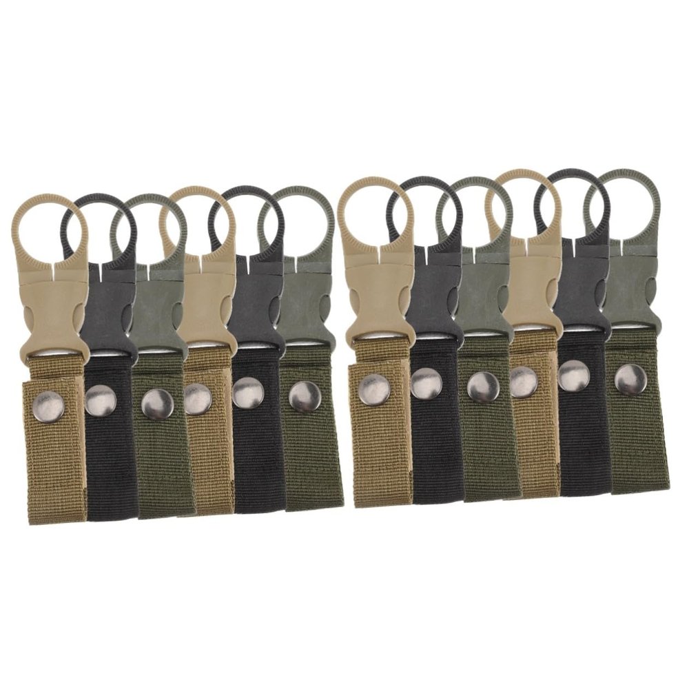 BESPORTBLE 12pcs Water Bottle Holder Climbing Carabiner Kettle Carrying Buckle Convenient Key Buckle Outdoor Accessory