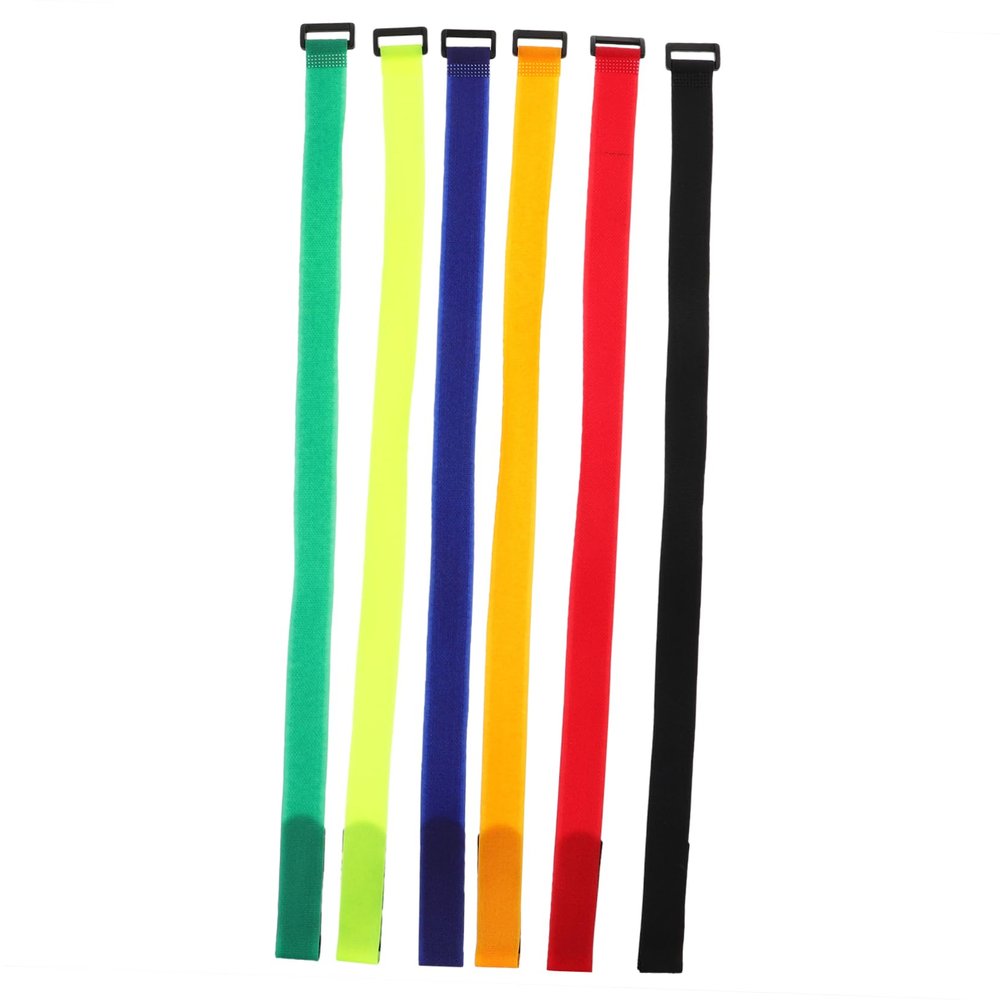 BESPORTBLE 24pcs Multi-function Cinch Straps Tire Buckles Bike Sticky Straps for Wheel Yoga Mats and Cords