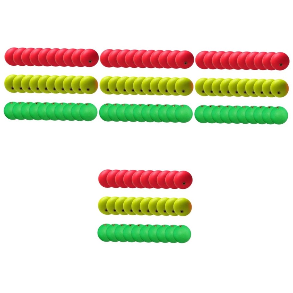 BESPORTBLE 120 Pcs Fishing Float Bobbers Fishing Beads Bobber Stops Fishing Tool Pompano rigs for surf Indicators Fly Fishing pro Tools Spherical Foam