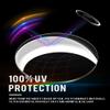 Forobb 1.6MM Polarized Replacement Lenses Compatible with Costa Del Mar Reefton Sunglasse - Sapphire Blue - Polycarbonate Polarized view 4