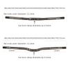 DELVOYE Full Carbon Mountain Bike Handlebar 25.4mm Length 380-720mm Flat/Riser Bar MTB Handlebars Suitable for Folding Bike Cycling Racing BMX XC DH Handle Bars (Color : Swallow Handle, Size : 540mm) view 2