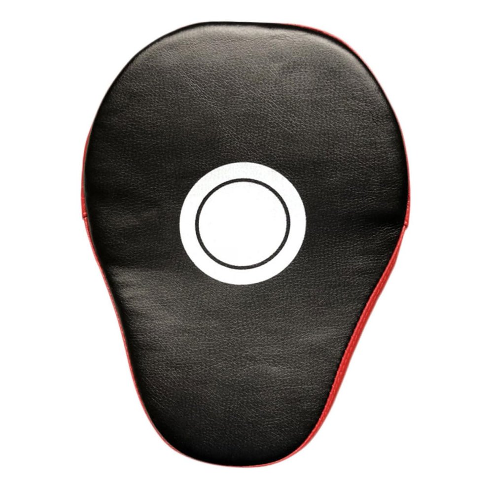 VANZACK Arc-Shaped Boxing Punching Pad Ergonomic Focus Mitt Training Boxing Thai Taekwondo Red Black Five Fingers Target Cover with High Padding for Palm Protection