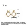 Clip On Earrings For Women, Hypoallergenic,They Look Pierced, Won't Fall Off & Don't Pinch Hoop Earrings Non Pierced (Clip On) view 2