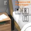 Z ZLJUAN Mounted Gun Safe for Pistols,Quick-Access Auto-Open Sliding Door Handgun Safe for Nightstand Wall Mount Bedside Desk Bed Gun Safes, Pistol Safe w/Biometric Fingerprint,Keypad Lock,Key view 4