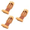 VANZACK 3pcs Outdoor Archery Fingers Gloves for Hunting Durable Brown Shooting Glove Wrist Belt and Reinforced Finger Tips for Enhanced Protection view 1