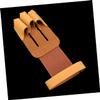 VANZACK 3pcs Outdoor Archery Fingers Gloves for Hunting Durable Brown Shooting Glove Wrist Belt and Reinforced Finger Tips for Enhanced Protection view 2