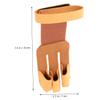 VANZACK 3pcs Outdoor Archery Fingers Gloves for Hunting Durable Brown Shooting Glove Wrist Belt and Reinforced Finger Tips for Enhanced Protection view 3