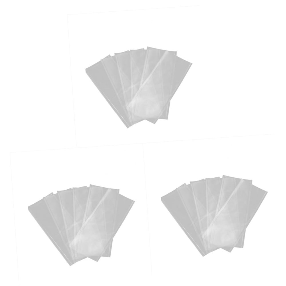 Sosoport 150pcs Carp Fishing Essential PVA Water Soluble Mesh Bags Bait Bags for Soft Plastics
