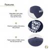 Desert Cactus Butler University Baseball Hat Bulldogs BU Brimmed Embroidered Hats Cap Adjustable Cloth Strap Adult (Style 2) Blue view 4
