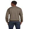 Hanes Men's EcoSmart Fleece Sweatshirt, Crewneck. Smoke Grey view 3