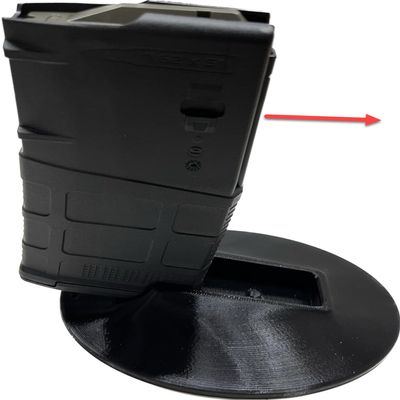 ParaBellum Designs Magazine Stand AR10 - PMAG Holder, Mag Organizer & Tactical Ammo Display - Wall/Bench Mount, USA Made (Black)