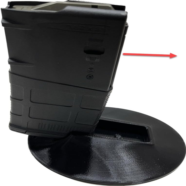 ParaBellum Designs Magazine Stand AR10 - PMAG Holder, Mag Organizer & Tactical Ammo Display - Wall/Bench Mount, USA Made (Black)