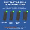 ParaBellum Designs Magazine Stand  AR10 - PMAG Holder, Mag Organizer & Tactical Ammo Display - Wall/Bench Mount, USA Made (Black) view 4