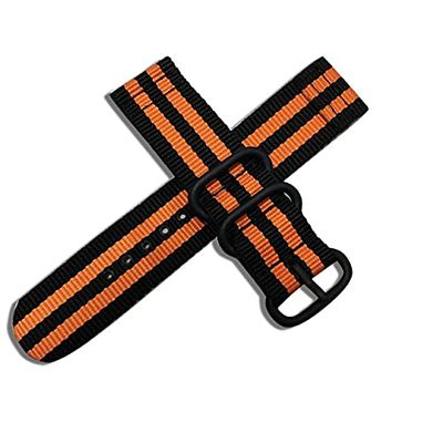 ANZOAT 22mm Watchband Strap For Garmin Venu 2/Active/Vivoactive 4/Forerunner 745 Canvas Nylon Smart Band Accessories Bracelet Correa (Color : J, Size : 22mm For Vivoactive 4)