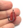 KTGCOZS Pack of 30 Fishing Hooks Baiting Dough Stainless Barded Fish Spring Tackle 6-14 Size (12# 30pcs) view 3
