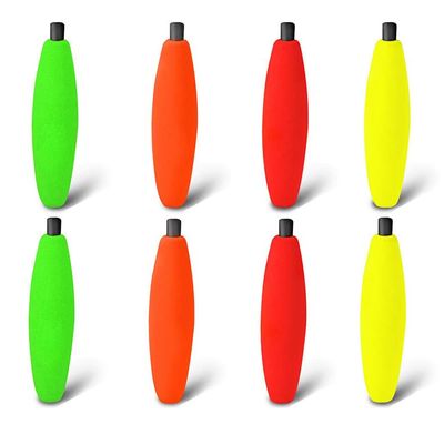 KTGCOZS Pack of 15 EVA Foam Floats Fishing Bobbers Weighted Snap on Crappie Panfish (L# 63mm 15pcs)