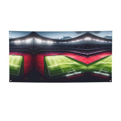 Stadium Football Satdium Field Light Night Ultimate Festive Flag:Multi-Functional Party Banner All Celebrations-The Best Event Flag Choice