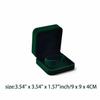 FAYADA Bracelet Box Gift Velvet Bangle Gift Box Green Bracelet Box Display Jewelry Box Jewelry Storage Case for Wedding, Proposal, Birthday and Anniversary ONE PACKET view 2