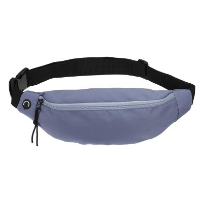 PATIKIL Fanny Pack, Adjustable Belt Bag for Men and Women Waterproof Waist Bag Crossbody with Headphone Jack for Hiking Walking, Blue