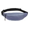 PATIKIL Fanny Pack, Adjustable Belt Bag for Men and Women Waterproof Waist Bag Crossbody with Headphone Jack for Hiking Walking, Blue view 1