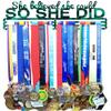 Race Medal Holder Wall Hanger,Marathon Medal Display and Runner Medal Hanger Display,Bib Running Medal Display, Running Medal Hanger Display,Medal Holder for Wall, Sports Medal Hanger Display Gifts view 1