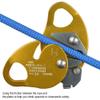Leapiture Climbing Descender Climbing Rope Grab Descender Rappel Device Equipment for appelling Belaying Tree Climbing Aerial Silks Rigging view 3