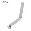 HARFINGTON 12pcs Single Button Kayak Paddle Snap Spring Clip 65x12mm 65Mn Spring Steel V-Shaped Hollow Lift Telescopic Locking Tube Pole Clips for Tent Umbrella Camping view 3