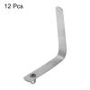 HARFINGTON 12pcs Single Button Kayak Paddle Snap Spring Clip 40x6.3mm 65Mn Spring Steel V-Shaped Solid Lift Telescopic Locking Tube Pole Clips for Tent Umbrella Camping view 3