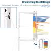 Adjustable High Jump Training Equipment Vertical Jump Measure, Adult Basketball Trainer, Movable Students Volleyball Practice Tools with 2 Casters, Floor Standing & Drawstring Reset Design ( Size : 1. view 3