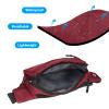 PATIKIL Fanny Pack, Adjustable Belt Bum Bag for Men and Women Waterproof Belt Bag for Traveling Hiking, Red view 4
