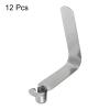 HARFINGTON 12pcs Single Button Kayak Paddle Snap Spring Clip 42x10mm 65Mn Spring Steel V-Shaped Hollow Lift Telescopic Locking Tube Pole Clips for Tent Umbrella Camping view 3