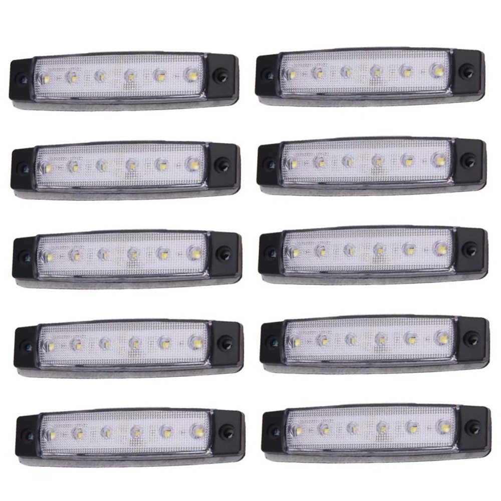 FAVOMOTO 10pcs Led Turn Signal Marker Lights for Trailers Fit for Enhanced Visibility and Safety