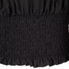 Renaissance Costume Women Blouses Off The Shoulder Short Sleeve Top Medieval Pirate Shirt Gothic Black XL view 4