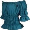 Blouses for Women Shirts Off The Shoulder Short Sleeve Professional Renaissance Plus Size Tops Medieval Pirate Green 6XL view 2