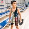 4 Time All American Sublimated Wrestling Singlet  Stitched & Durable Mens Singlet  Singlet for Wrestling, MMA & Powerlifting Wrestling Singlet Youth Boys (US Marines, XL 191-220 lbs.) view 4