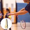 M METERXITY Badminton Racquet Cover - Lightweight Padded Waterproof Badminton Racket Cover Bag with Adjustable Shoulder Strap for Indoor Outdoor (Beige) view 2